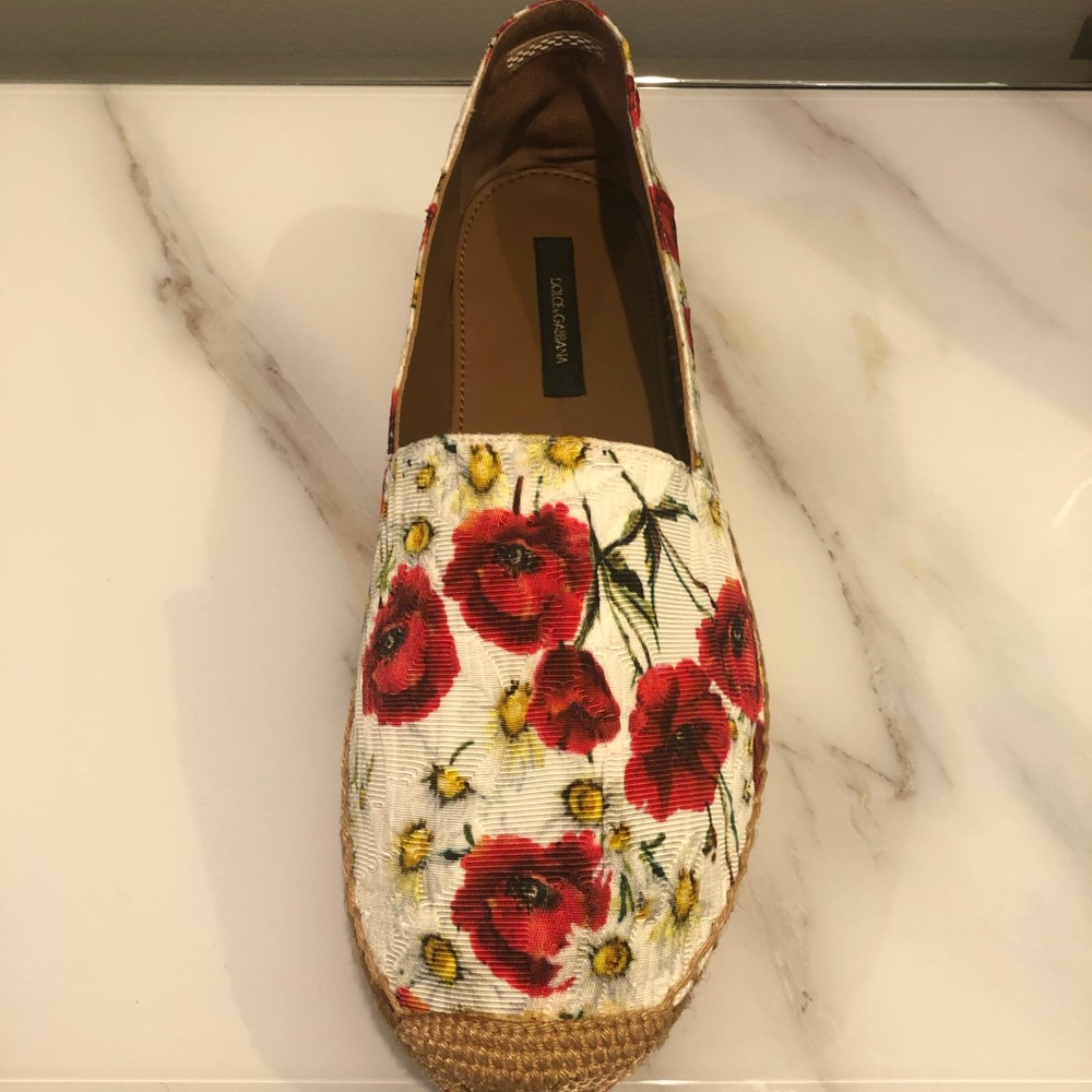 Dolce & Gabanna flower espadrille